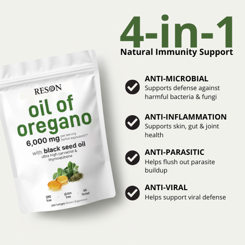 Oil of Oregano + Black Seed Oil Capsules